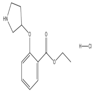 Ethyl 2-(pyrrolidin-3-yloxy)benzoate hydrochloride，cas1220032-96-1