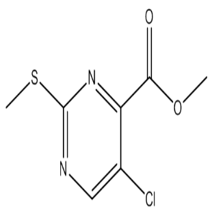 5-氯-2-(甲基硫代)嘧啶-4-羧酸甲酯，cas79686-03-6