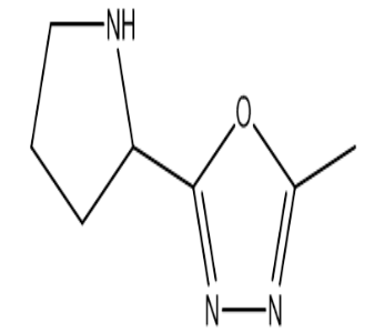 2-甲基-5-(吡咯烷-2-基)-1,3,4-恶二唑，cas954228-45-6