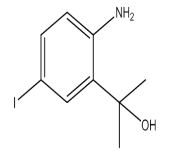 2-(2-氨基-5-碘苯基)-2-丙醇，cas305799-73-9