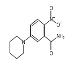 2-Nitro-5-piperidinobenzenecarboxamide，cas421558-77-2