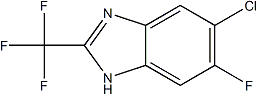 6-chloro-5-fluoro-2-(trifluoromethyl)-3H-benzoimidazole,cas:89426-96-0