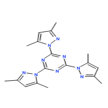 2,4,6-三(3,5-二甲基吡唑-1-基)-1,3,5-三嗪，cas154403-27-7