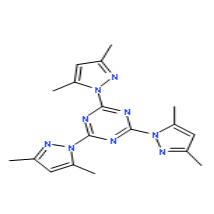 2,4,6-三(3,5-二甲基吡唑-1-基)-1,3,5-三嗪,cas154403-27-7