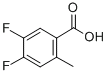4,5-二氟-2-甲基苯甲酸,cas:183237-86-7