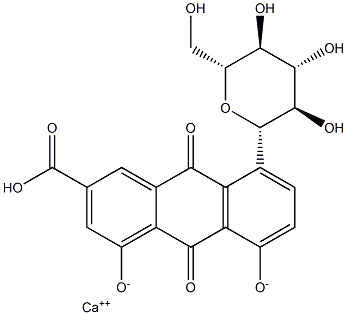 大黄酸-8-O-Β-D-葡萄糖苷,CAS:113443-70-2