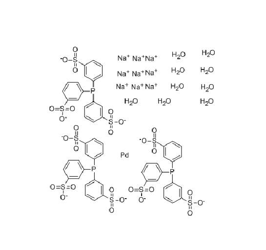 Tris(3,3′,3″-phosphinidynetris(benzenesulfonato)palladium(0) nonasodium salt nonahydrate cas：176483-72-0