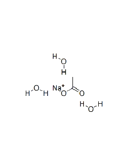 三水醋酸钠 cas：6131-90-4