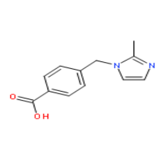 4-(2-甲基-1H-咪唑-1-基)甲基苯甲酸，cas192637-18-6