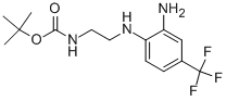 n-{2-[2-氨基-4-(三氟甲基)苯胺]乙基}氨基甲酸叔丁酯,cas:215655-42-8