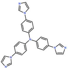 三-(4-咪唑基苯基)胺，cas1258947-79-3