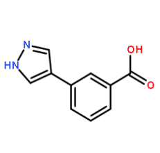 3-(1H-吡唑-4-基)苯甲酸，cas1002535-21-8