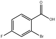 2-溴-4-氟苯甲酸,CAS:1006-41-3