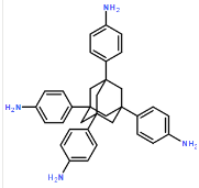 四(4-苯胺基)金刚烷，CAS:158562-40-4