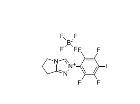 6,7-Dihydro-2-pentafluorophenyl-5H-pyrrolo[2,1-c]-1,2,4-triazolium tetrafluoroborate cas：862095-91-8