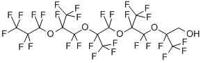 cas:141977-66-4,1-Propol,2,3,3,3-tetrafluoro-2-[1,1,2,3,3,3-hexafluoro-2-[1,1,2,3,3,3-hexafluoro-2-[1,1,2,3,3,3-hexafluoro-2-(1,1,2,2,3,3,3-heptafluoropropoxy)propoxy]propoxy]propoxy]-