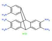 2,3,6,7,14,15-六氨基三蝶烯 六盐酸盐，CAS:1353682-29-7