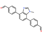 4,4'-(1-methyl-1H-benzo[d]imidazole-4,7-diyl)dibenzaldehyde,CAS:2092907-94-1