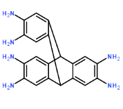 2,3,6,7,14,15-六氨基三蝶烯,CAS:58519-07-6