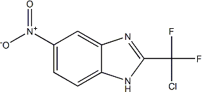 1H-Benzimidazole, 2-(chlorodifluoromethyl)-5-nitro-,cas:14600-28-3