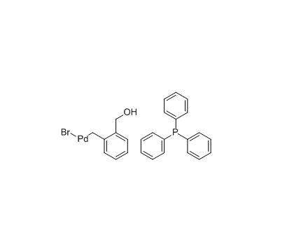 Bromo[(2-(hydroxy-κO)methyl)phenylmethyl-κC](triphenylphosphine)palladium (II) cas：849417-33-0