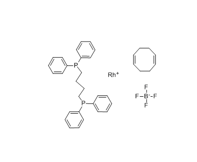 [1,4-Bis(diphenylphosphino)bute](1,5-cyclooctadiene)rhodium(I) tetrafluoroborate cas：79255-71-3