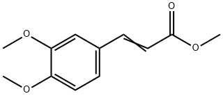 3,4-二甲氧基肉桂酸甲酯,CAS:5396-64-5