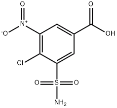 4-氯-3-硝基-5-磺酰胺基苯甲酸,CAS:22892-96-2