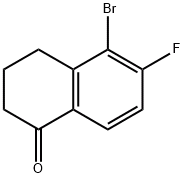 5-溴-6-氟-3,4-二氢-1-萘满酮,CAS:1260007-55-3