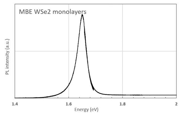 CVD生长MBE-WSe2三角形单晶