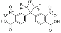cas:115873-09-1,Benzoic acid,4,4&#039;-[2,2,2-trifluoro-1-(trifluoromethyl)ethylidene]bis[2-nitro- (9CI)