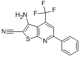 3-氨基-6-苯基-4-(三氟甲基)噻吩[2,3-B]吡啶-2-甲腈,cas:104960-55-6