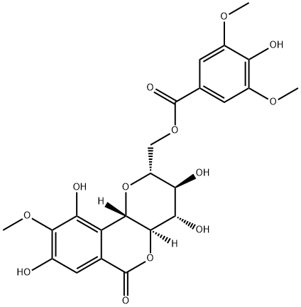 11-O-丁香酰基岩白菜素,CAS:126485-47-0