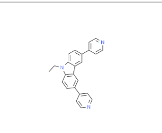 9-ethyl-3,6-di(pyridin-4-yl)-9H-carbazole，cas1425940-32-4