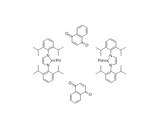 1,3-Bis(2,6-diisopropylphenyl)imidazol-2-ylidene(1,4-naphthoquinone)palladium(0) dimer cas:649736-75-4