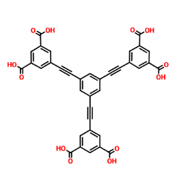 1,3,5-三(3,5-二羧基苯基乙炔)苯，cas1173285-13-6