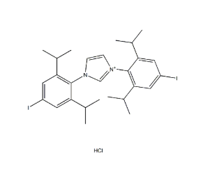 1,3-bis(2,6-diisopropyl-4-iodophenyl)imidazolium chloride，cas934008-48-7