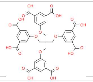 1,3-Benzenedicarboxylic acid, 5,5&#039;-[[2,2-bis[(3,5-dicarboxyphenoxy)methyl]-1,3-propediyl]bis(oxy)]bis-，cas1315269-33-0