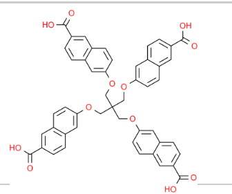 2-Naphthalenecarboxylic acid, 6,6&#039;-[[2,2-bis[[(6-carboxy-2-naphthalenyl)oxy]methyl]-1,3-propediyl]bis(oxy)]bis-，cas1352998-95-8