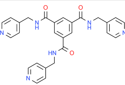 1,​3,​5-​Benzenetricarboxamid​e, N1,​N3,​N5-​tris(4-​pyridinylmethyl)​-，cas182126-54-1