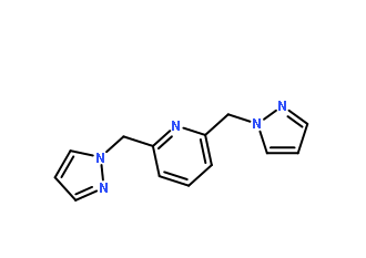 Pyridine, 2,​6-​bis(1H-​pyrazol-​1-​ylmethyl)​-，cas111195-75-6