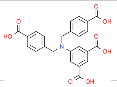 1,3-Benzenedicarboxylic acid,5-[bis[(4-carboxyphenyl)methyl]amino]-，cas1492054-35-9