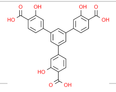 1,3,5-tri(3-hydroxyl-4-carboxyl)phenylbenzene，cas1397264-18-4
