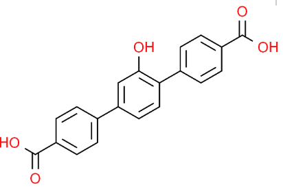 3,6-diphenylphenol-4,4′-dicarboxylic acid，cas1604813-79-7