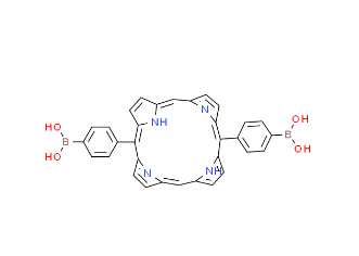 (21H,23H-porphine-5,15-diyldi-4,1-phenylene)bis-Boronic acid，cas290356-48-8