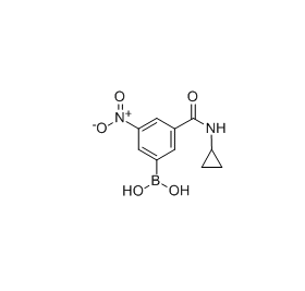 3-(环丙基甲酰氨)-5-硝基苯基硼酸 cas：871332-86-4