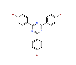 2,4,6-三-(4-溴苯基)-[1,3,5]三嗪，cas30363-03-2
