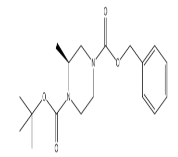 S-1-N-BOC-4-N-CBZ-2-甲基哌嗪，cas 859517-91-2