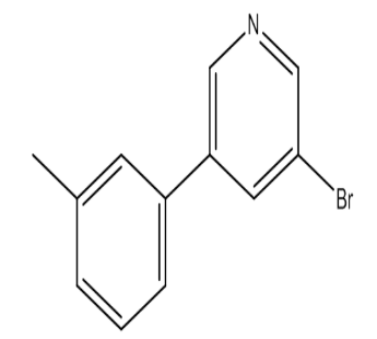 3-溴-5-(3-甲基苯基)吡啶，cas1070882-67-5