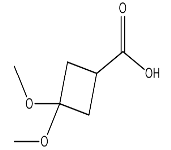 3,3-二甲氧基环丁烷甲酸，cas332187-56-1